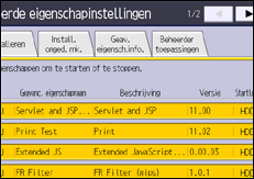 Afbeelding van bedieningspaneel