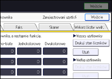 Ilustracja ekranu panela operacyjnego