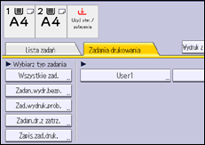 Ilustracja ekranu panela operacyjnego