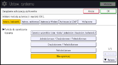 Ilustracja ekranu panela operacyjnego
