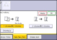 Ilustracja ekranu panela operacyjnego