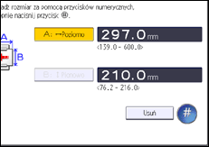 Ilustracja ekranu panela operacyjnego