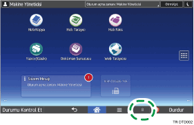 İşlem paneli ekran çizimi