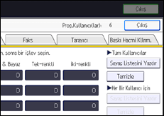 İşlem paneli ekran çizimi