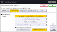 İşlem paneli ekran çizimi