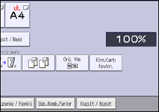 İşlem paneli ekran çizimi