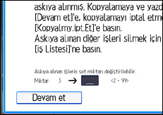 İşlem paneli ekran çizimi