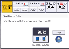 Operation panel screen illustration
