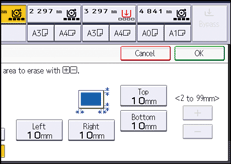 Operation panel screen illustration