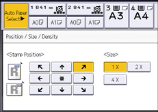 Operation panel screen illustration