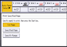 Operation panel screen illustration
