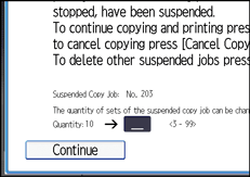 Operation panel screen illustration