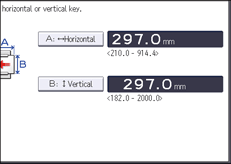 Operation panel screen illustration
