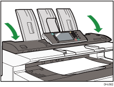 Inside the Scanner Cover illustration numbered callout illustration