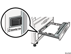 Cut paper trays illustration