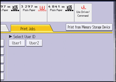 Operation panel screen illustration