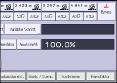 Abbildung Bedienfeld-Display