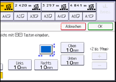 Abbildung Bedienfeld-Display