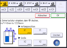 Abbildung Bedienfeld-Display