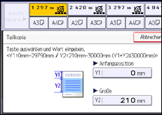 Abbildung Bedienfeld-Display