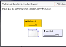 Abbildung Bedienfeld-Display