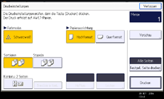 Abbildung Bedienfeld-Display