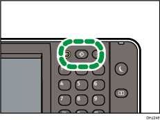 Die Abbildung zeigt die Programmtaste