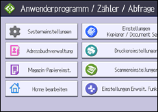 Abbildung Bedienfeld-Display