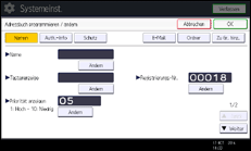 Abbildung Bedienfeld-Display