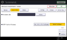 Abbildung Bedienfeld-Display