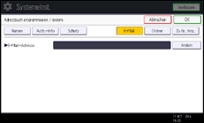 Abbildung Bedienfeld-Display