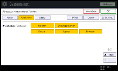 Abbildung Bedienfeld-Display