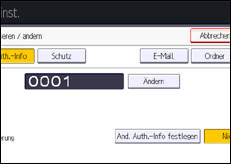 Abbildung Bedienfeld-Display