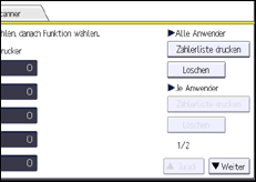 Abbildung Bedienfeld-Display