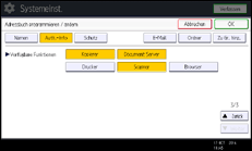 Abbildung Bedienfeld-Display