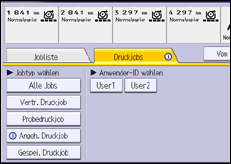 Abbildung Bedienfeld-Display