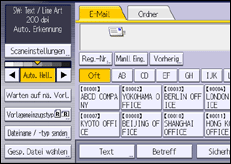 Abbildung Bedienfeld-Display