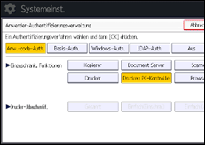 Abbildung Bedienfeld-Display