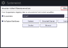 Abbildung Bedienfeld-Display