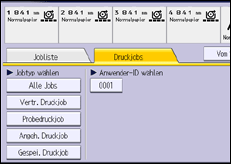Abbildung Bedienfeld-Display