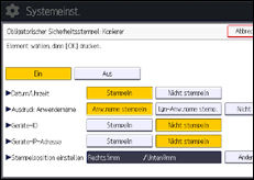 Abbildung Bedienfeld-Display