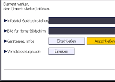 Abbildung Bedienfeld-Display