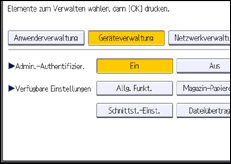 Abbildung Bedienfeld-Display