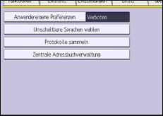 Abbildung Bedienfeld-Display