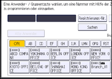 Abbildung Bedienfeld-Display