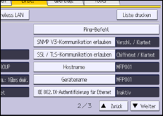 Abbildung Bedienfeld-Display