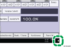 Abbildung Bedienfeld-Display