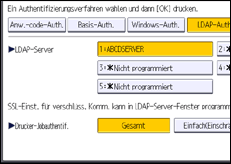 Abbildung Bedienfeld-Display