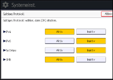 Abbildung Bedienfeld-Display