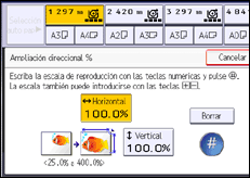 Ilustración de la pantalla panel de mandos